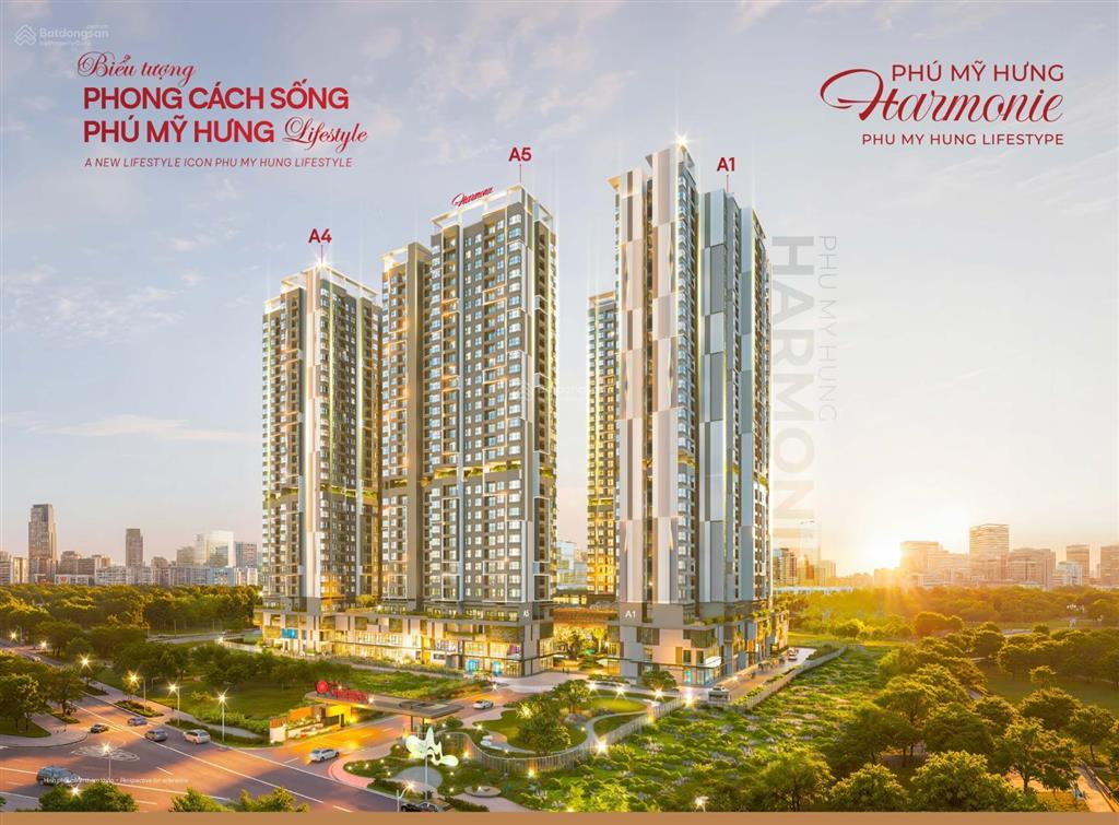 Mở bán dự án harmonie phú mỹ hưng. giá chỉ hơn 42tr/m2. chiết khấu cao. vay ls 0%, ân hạn 29 tháng