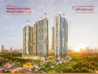 Bán căn 3 phòng ngủ dự án harmonie phú mỹ hưng, trả trước chỉ 20%, lịch tt dài, chiết khấu cao