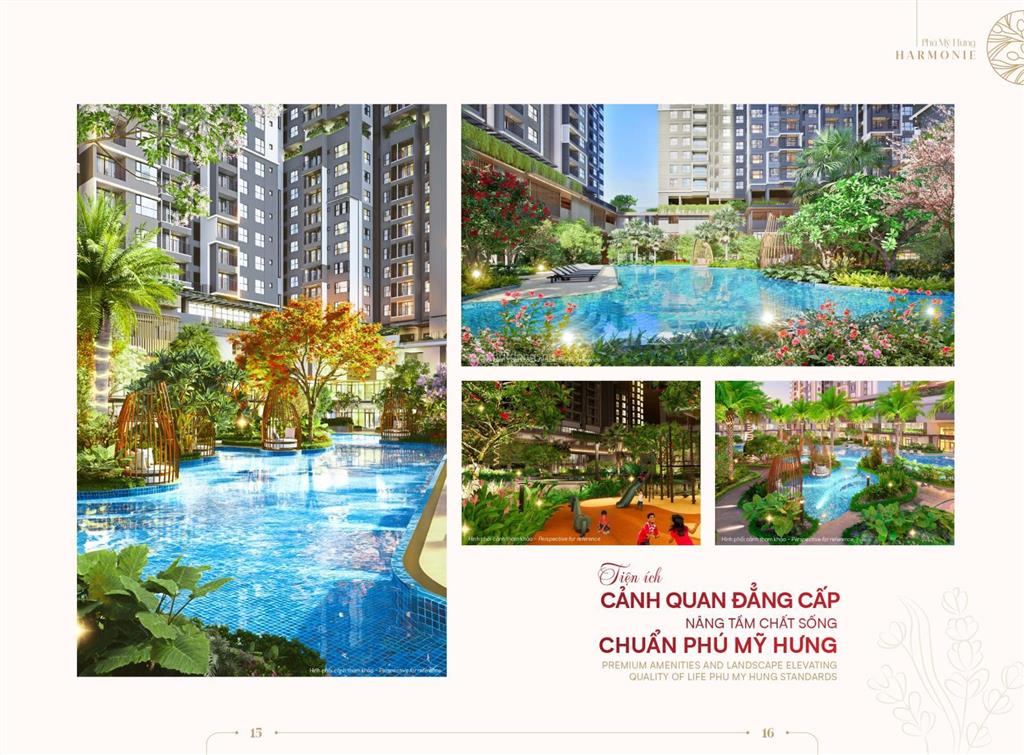 Bán căn 3 phòng ngủ dự án harmonie phú mỹ hưng, trả trước chỉ 20%, lịch tt dài, chiết khấu cao
