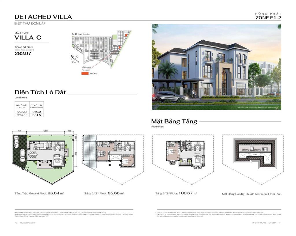 Biệt thự đơn lập hồng hạc city. giá từ 107 triệu/m². chiết khấu đến 19%. vay ưu đãi 0%. sổ hồng sẵn