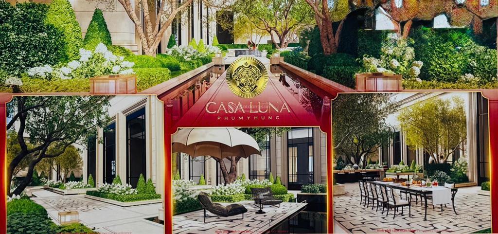 Sky villa casa luna phú mỹ hưng, 1 sàn 1 căn, view trực diện công viên ánh trăng