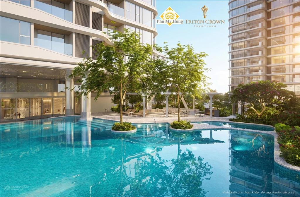 Mở bán đợt 1 dự án triton crown phú mỹ hưng  căn hộ hạng sang hồ bán nguyệt, hỗ trợ vay ls 0%