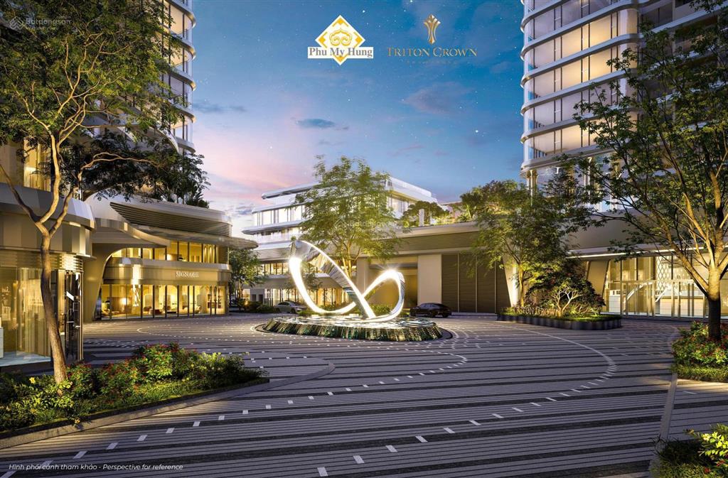 Mở bán đợt 1 dự án triton crown phú mỹ hưng  căn hộ hạng sang hồ bán nguyệt, hỗ trợ vay ls 0%