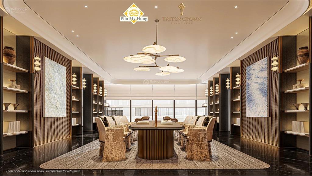 Mở bán đợt 1 dự án triton crown phú mỹ hưng  căn hộ hạng sang hồ bán nguyệt, hỗ trợ vay ls 0%