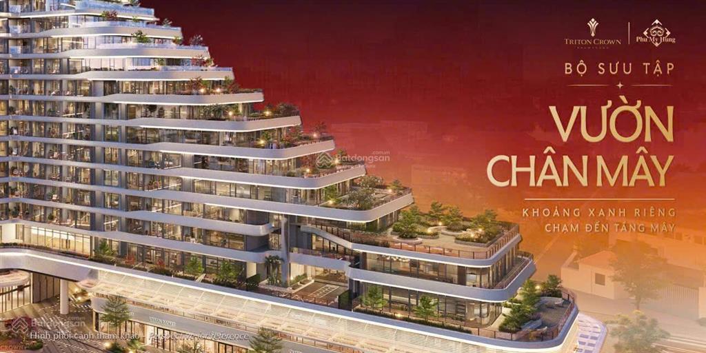 Mở bán đợt 1 căn hộ triton crown phú mỹ hưng, thiết kế sân vườn, giá gốc cđt, nhiều ưu đãi mở bán