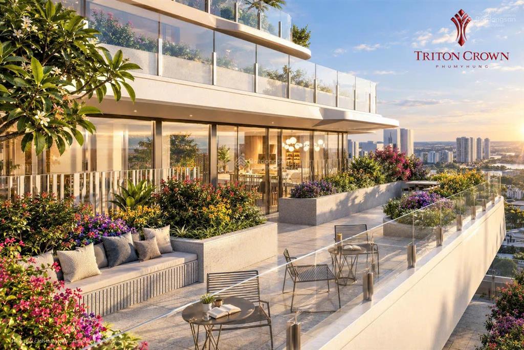 Mở bán đợt 1 căn hộ triton crown phú mỹ hưng, thiết kế sân vườn, giá gốc cđt, nhiều ưu đãi mở bán