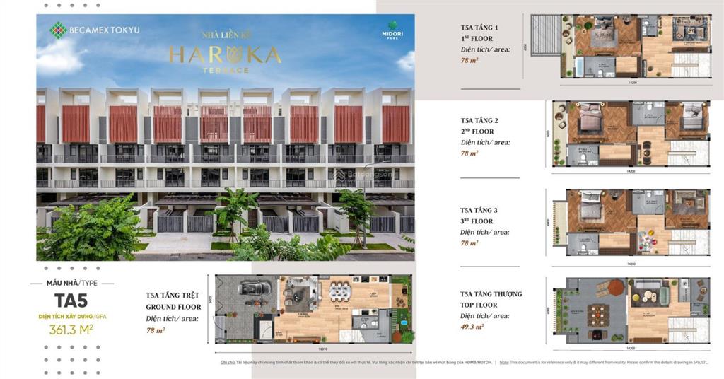 Bán biệt thự midori chủ đầu tư nhật bản becamex tokyu tại thành phố mới bình dương