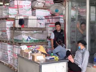 Cho thuê kho mặt tiền lê trọng tấn, phường tây thạnh. diện tích kho 35x40 (1500m²) giá 70tr/1!