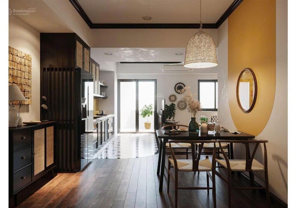 Hiếm. bán chung cư 671 hoàng hoa thám. dt 76m2 thiết kế 2 ngủ 2 vệ sinh. tầng cao. full nội thất.