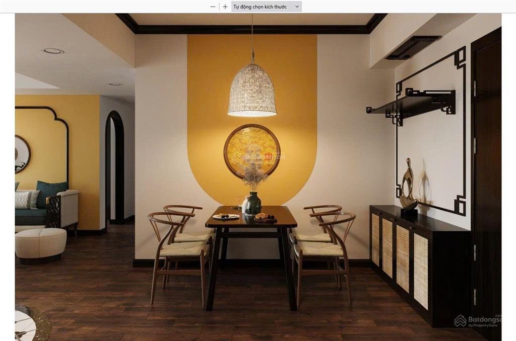 Hiếm. bán chung cư 671 hoàng hoa thám. dt 76m2 thiết kế 2 ngủ 2 vệ sinh. tầng cao. full nội thất.