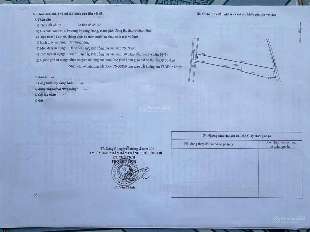 Bán thửa đất 313,9m2 tại yên tử, quảng ninh