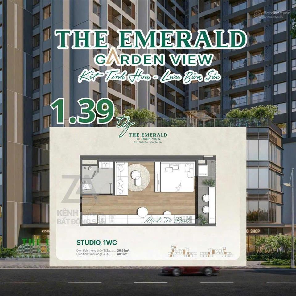 Giỏ hàng đẹp emerald garden view căn hộ trung tâm thuận an chỉ từ 1,39 tỷ góp nhẹ ~9 triệu/tháng