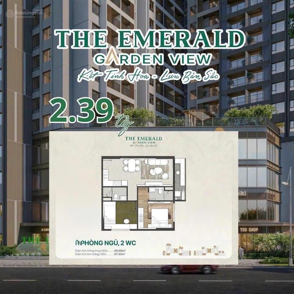 Giỏ hàng đẹp emerald garden view căn hộ trung tâm thuận an chỉ từ 1,39 tỷ góp nhẹ ~9 triệu/tháng