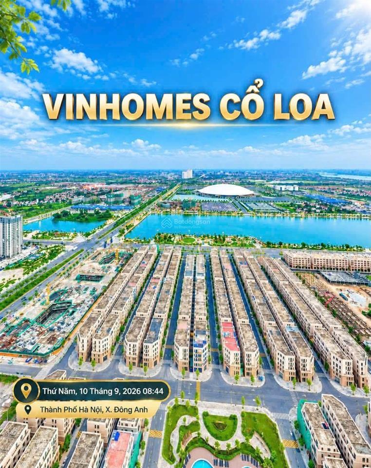 Cần bán gấp căn liền kề 63m2 tại phân khu ánh dương  giá tốt vinhomes cổ loa
