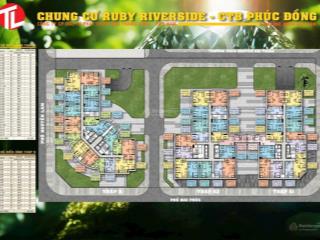 Bán chung cư ruby riverside phúc đồng long biên tầng 10 căn 2pn 63m² giá 6,6 tỷ