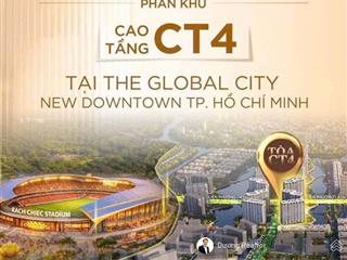 Masteri cosmo central the global city | 4 mặt tiền liên phường  d3  nhạc nước  soho | ck 15%