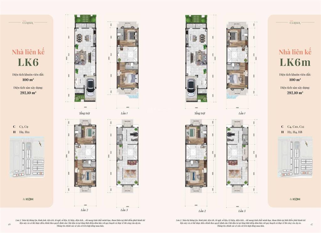 Bán căn nhà phố classia khang điền mt 18m | 100m2 | 1 trệt 3 lầu hoàn thiện | sổ hồng sẵn | 20 tỷ