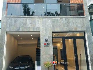 Tặng full nội thất cao cấp  bán nhà 4 tầng 2 mặt tiền trước sau ngang 6*10m hiện đại siêu hiếm