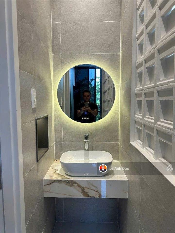 Tặng full nội thất cao cấp  bán nhà 4 tầng 2 mặt tiền trước sau ngang 6*10m hiện đại siêu hiếm