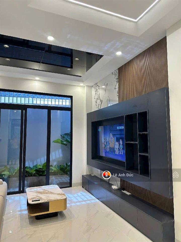 Tặng full nội thất cao cấp  bán nhà 4 tầng 2 mặt tiền trước sau ngang 6*10m hiện đại siêu hiếm