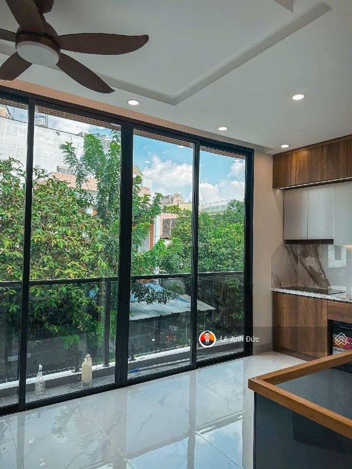 Tặng full nội thất cao cấp  bán nhà 4 tầng 2 mặt tiền trước sau ngang 6*10m hiện đại siêu hiếm