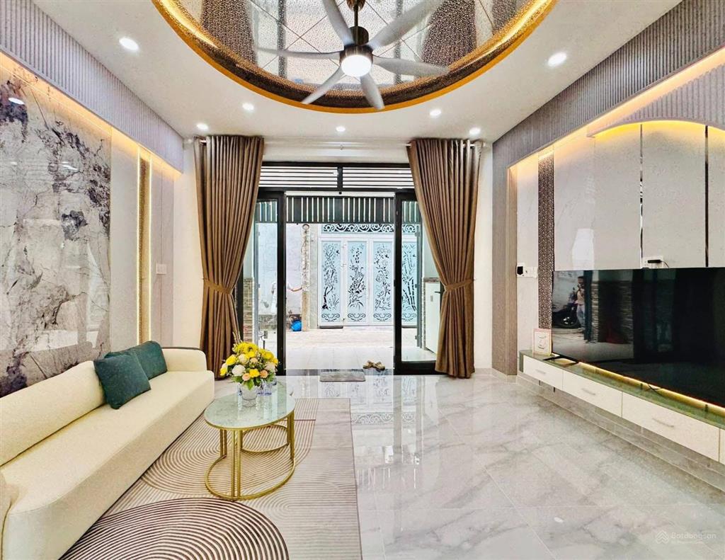 Bán gấp nhà phố khu an ninh ngay phạm văn chiêu, phường 9, gò vấp, sổ riêng hẻm xe hơi 4m