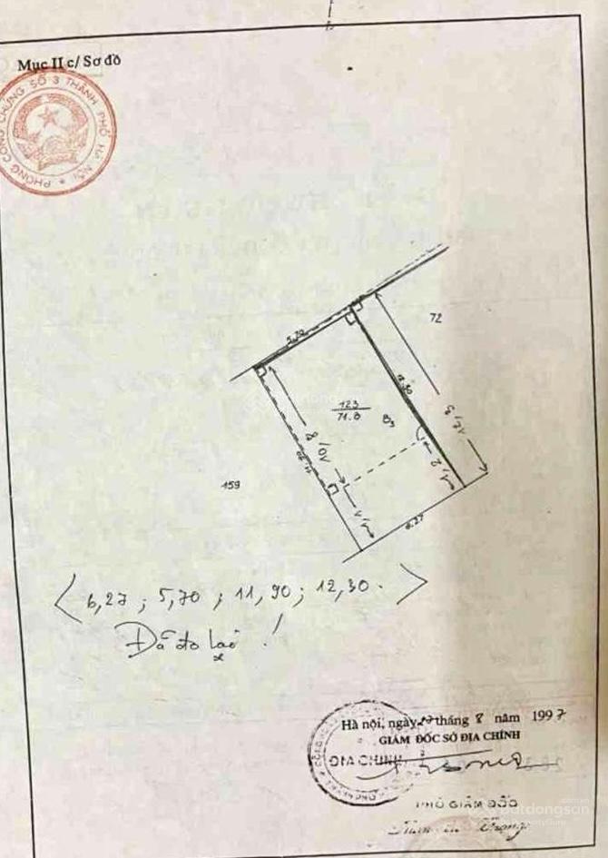 Mặt phố pháo đài láng, lô góc, vị trí vàng, mặt tiền hơn 6m, sổ hoa hậu 72m2 x 4 tầng chỉ 26 tỷ
