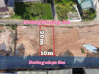 Bán lô đất tại trịnh, hoài đức, 2 mặt tiền, thế đất triền xây biệt thự rất chill. 33tr/m2