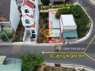 Bán lô đất đẹp 2 mặt tiền tại kqh ngô quyền  p6 ( củ ) đà lạt.