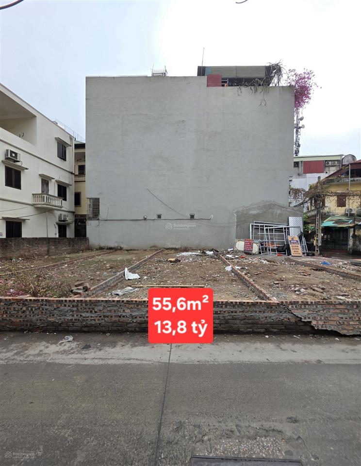 Bán ô đất phan đình giót hà đông, 13,8 tỷ. diện tích 55,6m2, đường oto tránh