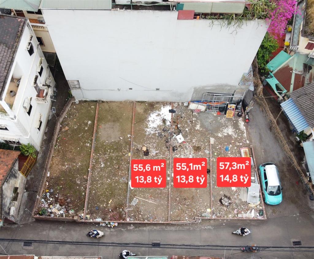 Bán ô đất phan đình giót hà đông, 13,8 tỷ. diện tích 55,6m2, đường oto tránh