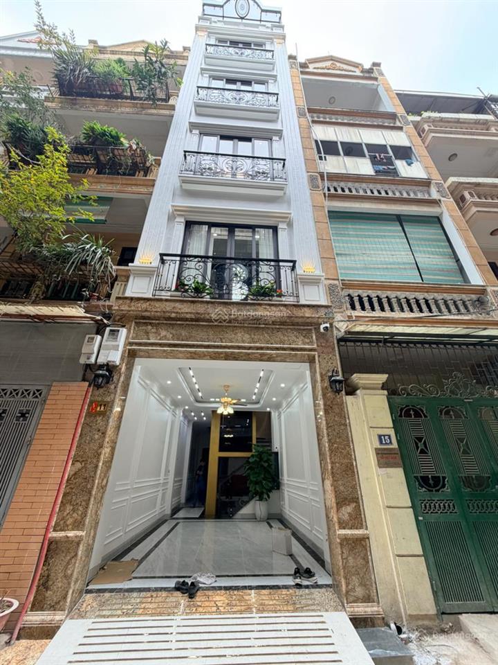 Bán nhà pl đường hoàng quốc việt, nghĩa đô, 55m2 x 6 tầng, xây mới, thang máy, ngõ thông ô tô.