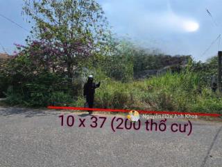 Lô đất mặt tiền kinh doanh 10 x 37 giá 1 tỉ 2 tr ngay kcn trảng bàng, có bớt lộc