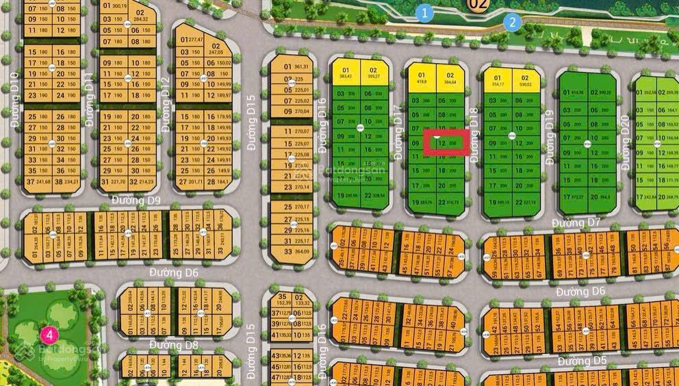 Căn d1812 biệt thự song lập gần mặt sông trục đường thông d18 giá cđt không chênh  sun group