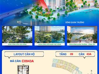 Duy nhất 1 căn studio giá tốt view đẹp | the charm charmora city | sun group