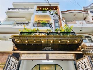 Nhà 5 tầng full nội thất hxh phan huy ích, dt 4,5m x 17m  giá 10,6 tỷ tl