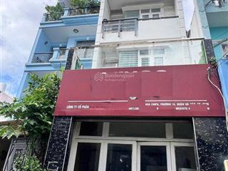 Nhà 4 tầng, đường 1 trục 6m phạm văn chiêu, dt 4m x 18m  giá 8,9 tỷ tl