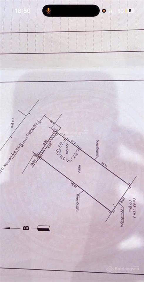 Bán lô đất mặt tiền hiệp thành 5 quận 12. dt 8 x 24m, thổ cư 190m2. giá 12.5 tỷ thương lượng nhẹ