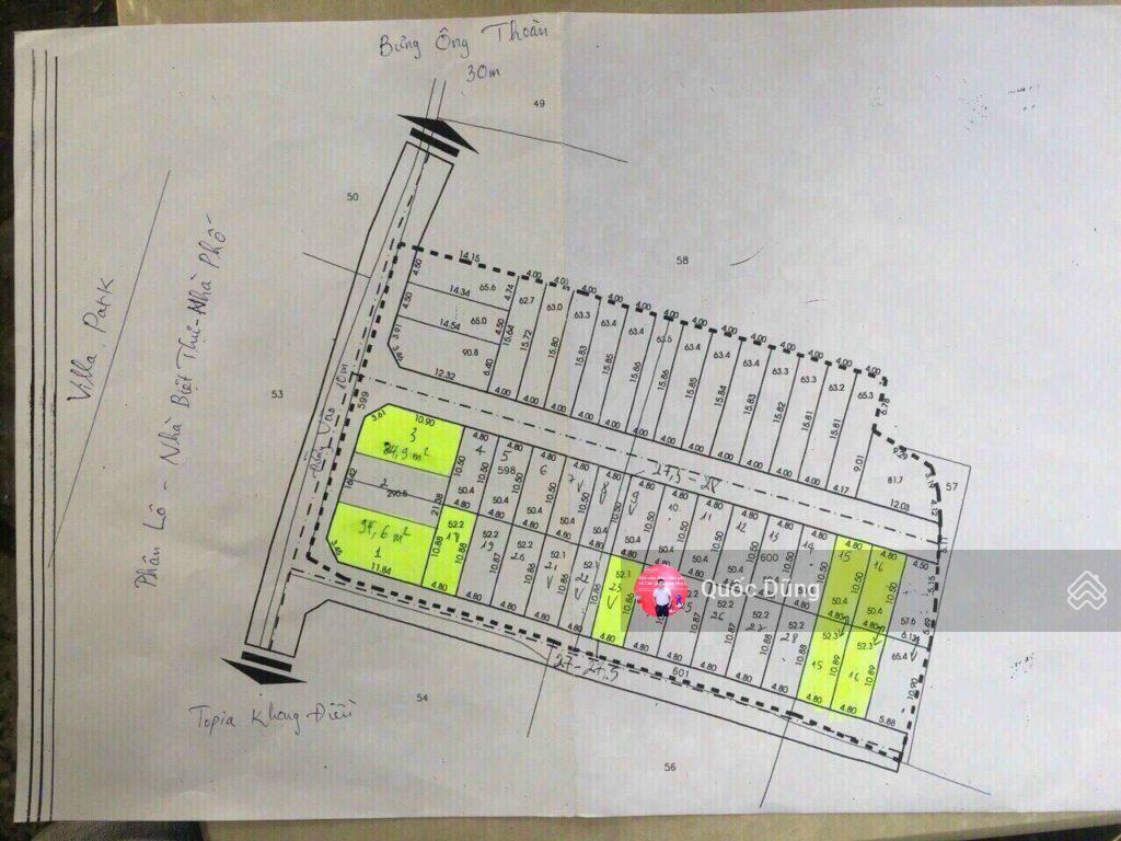 Bán nhanh lô góc 2 mặt tiền hẻm 95 đường bưng ông thoàn, cạnh villapark, diện tích 85m² giá 6,6 tỷ
