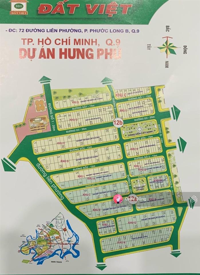 Hàng hiếm bán nhanh nền biệt thự song lập tại kdc hưng phú 2, p phước long  dt 10x22m (220m2)