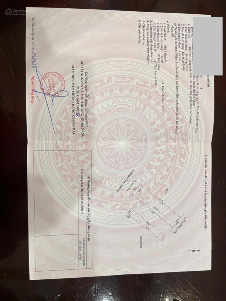 Bán dãy trọ 107m2 sát chung cư đường mê linh.  0911 720 ***