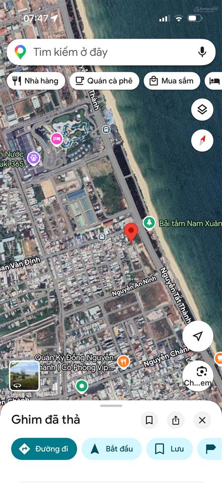 Bán lô góc 145m2 sát biển nguyễn tất thành giá 6,7 tỷ