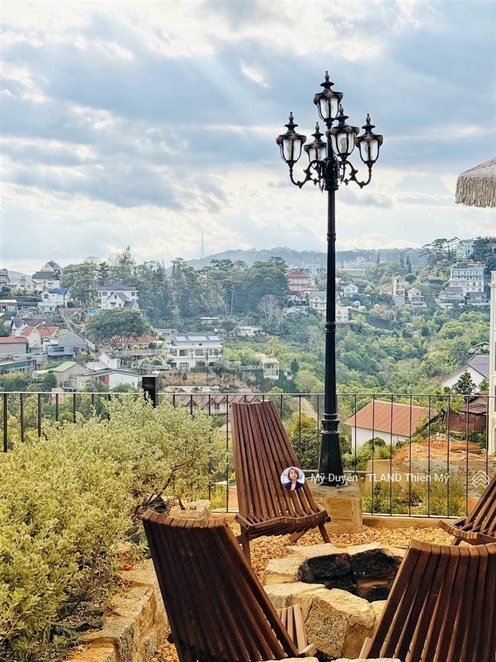 Chuyển hướng bán villa view chill rất nghệ mặt tiền hoàng hoa thám, p10, đà lạt, 1673m2, chỉ 40 tỷ