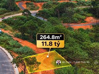 Giá cực tốt bán nhanh đất giáp thông view xanh vĩnh viễn an sơn đà lạt 264.8m2 giá 11.8 tỷ