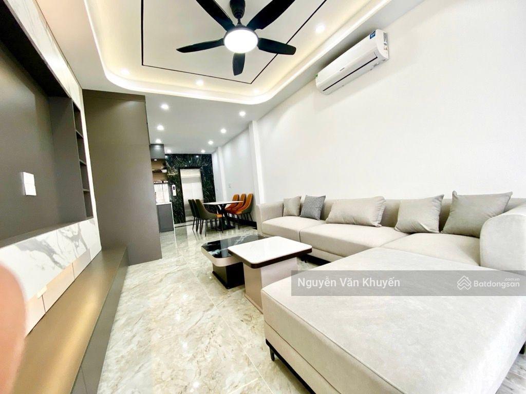 Bán nhà thượng thanh 58m2  11 tỷ  6 tầng thang máy  full nội thất xịn  ô tô đỗ cửa