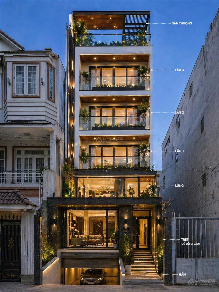 Siêu vị trí! view landmark nhà cũ tiện xây mới (4,5x17m) xd 7 tầng đường nguyễn văn thương p25 bt