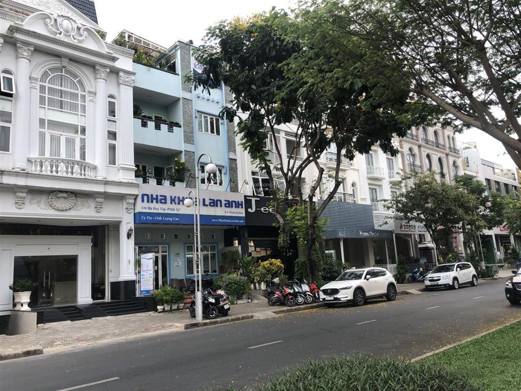 Bán nhà phố kinh doanh khu nam long, nam thiên, phú mỹ hưng, quận 7, đường lớn 17m, giá 50 tỷ, shr