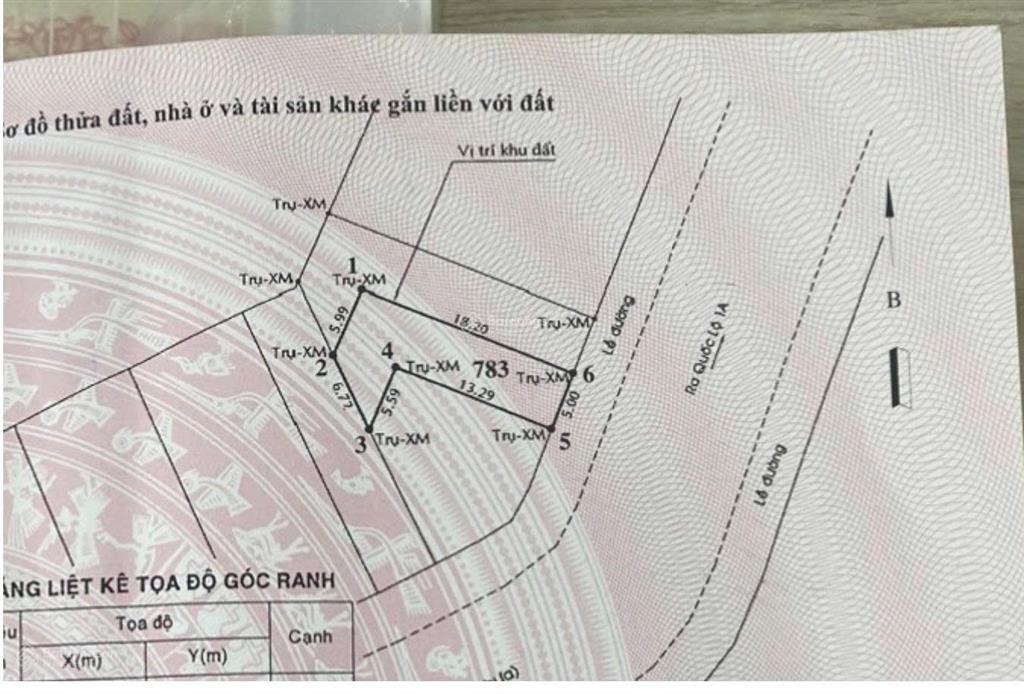 Mặt tiền kênh tham lương tiềm năng  sinh lời kdc tân tiến 5x18m, 107m2, nở hậu giá 9.5 tỷ