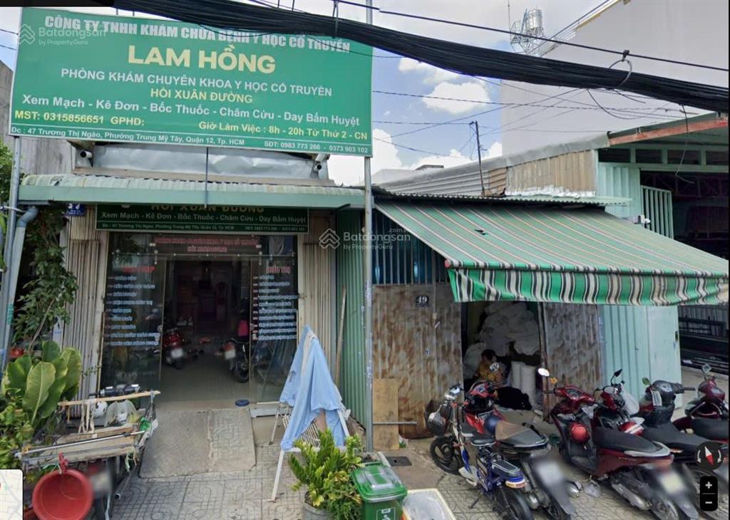Bán gấp mt trương thị ngào, trung mỹ tây, 5x22m, dòng tiền 15tr/th giá 8.2 tỷ tl