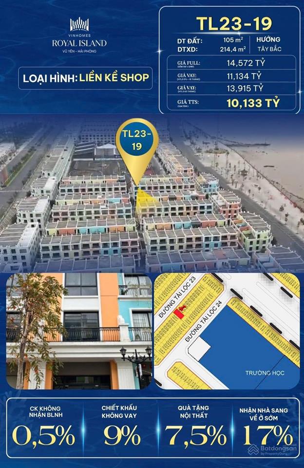 Tl2319 liền kề shop xẻ khe nằm cạnh phố đi bộ đẹp nhất dài nhất giá siêu sốc chỉ 10,x tỷ